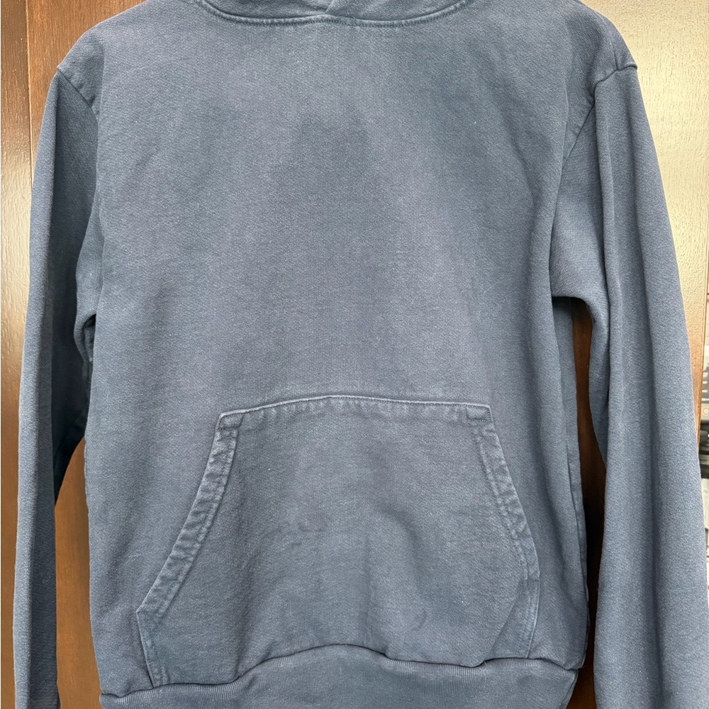 TALENTLESS Washed Navy Hoodie Size Small